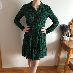 ⭐️CLOSET CLEARANCE⭐️ Zebra print Shirt Dress